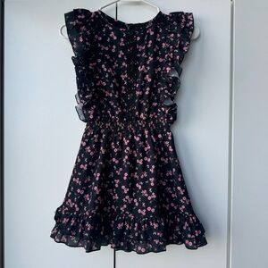 Ever After girls black dress size 10.